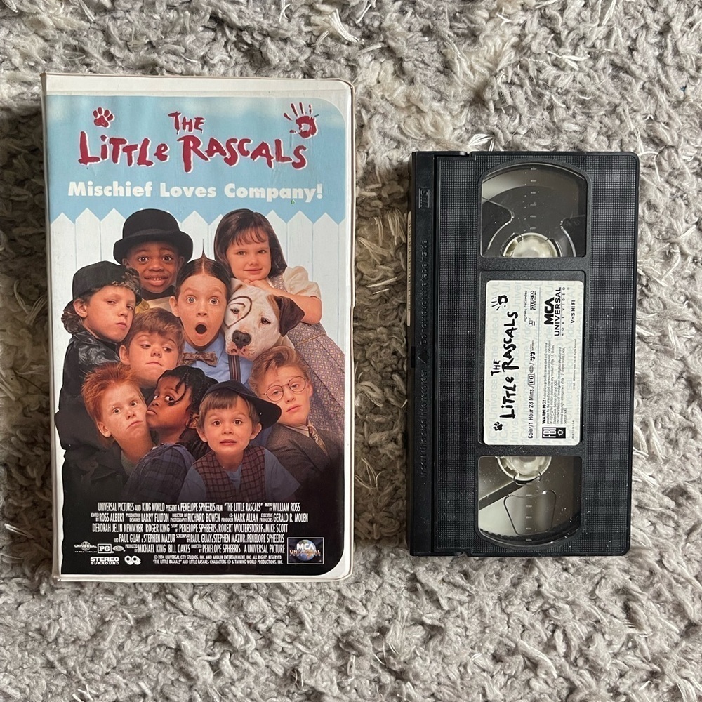The Original Little Rascals mischief, loves company, VHS tape